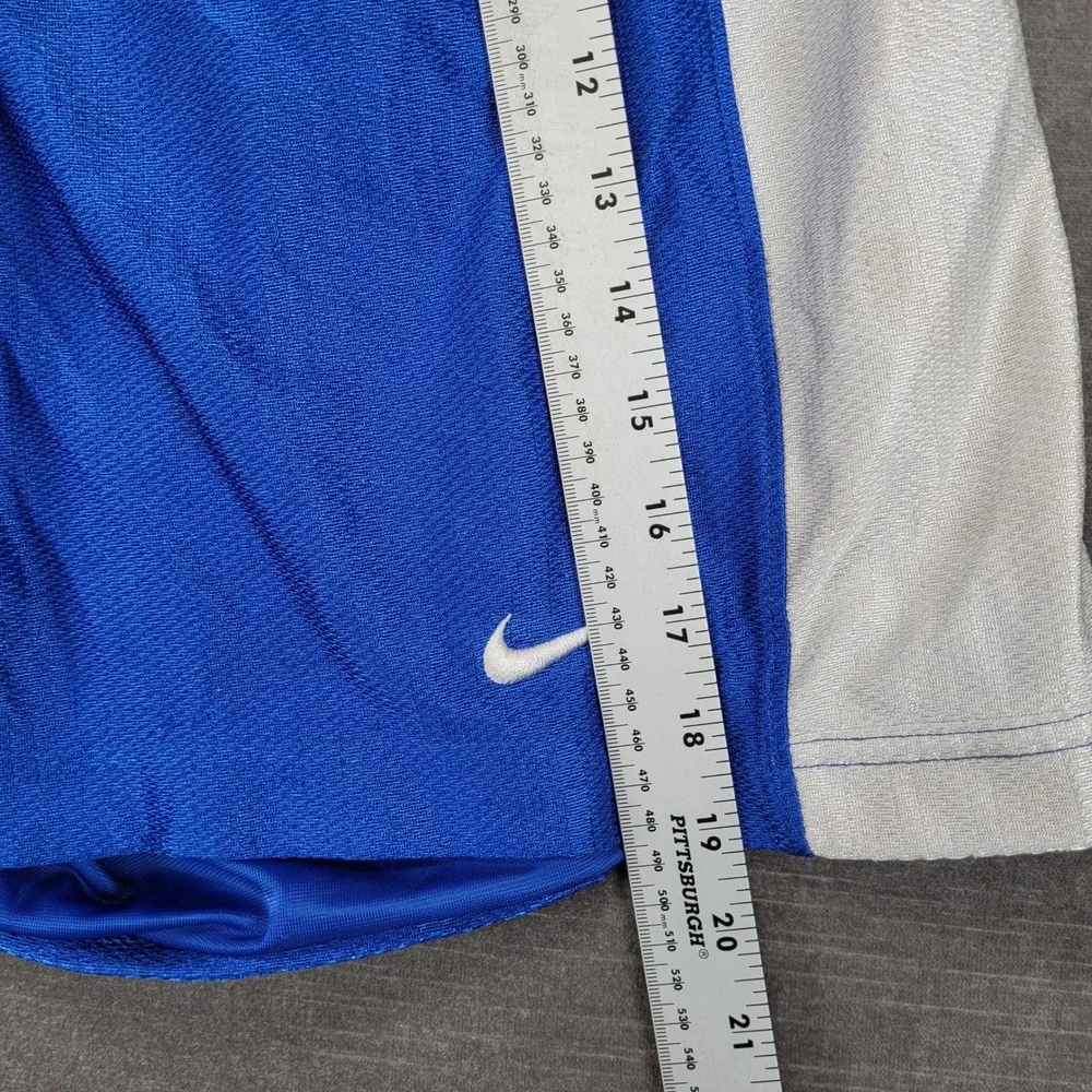Nike Vintage‎ Men's Royal Blue White Athletic Basketball Shorts Size XL